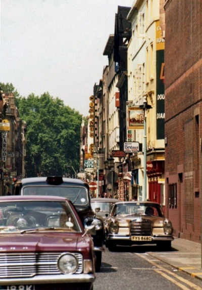 Greek Street 1970's.jpg. Click on the picture to enlarge